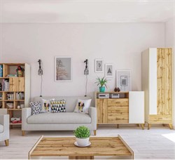Гостиная 2 Fortis МН-036 Сканди белый МН-036