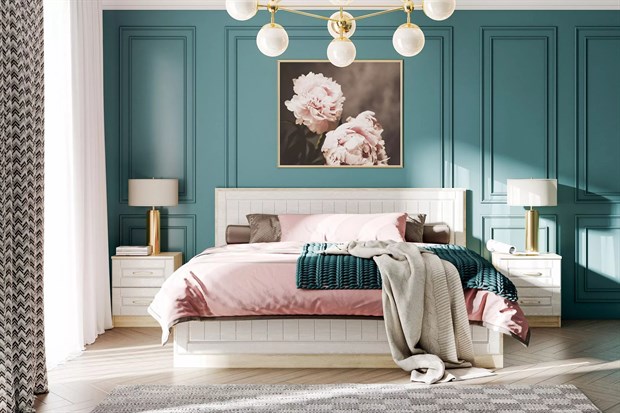 Спальный гарнитур Fortis Оливия комплектация 3 НМ 040 сп3