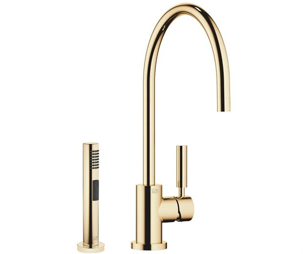 Смеситель для кухни Dornbracht Tara                                                    
                            33826888-09+27721970-09 цвет-латунь 33826888-09+27721970-09