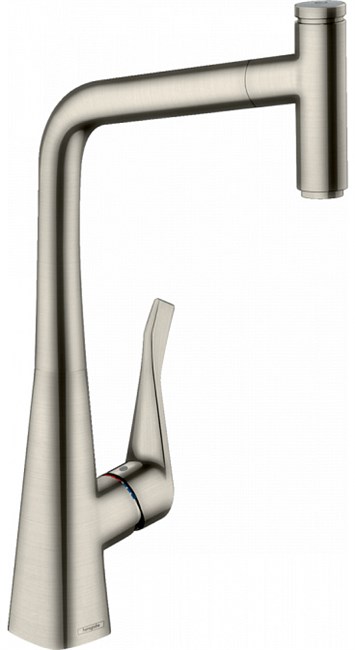 Смеситель для кухни HANSGROHE METRIS SELECT M71                                                    
                            14884800 нерж.сталь 14884800