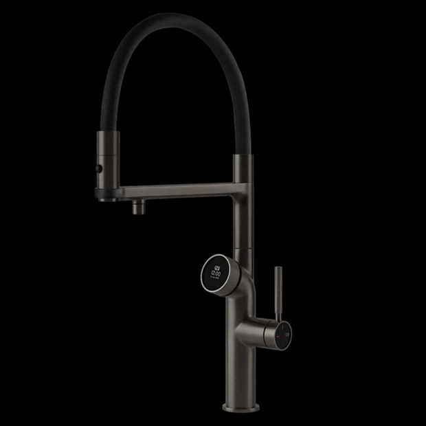 Смеситель для кухни Gessi Vita                                                    
                            60722#707  цвет-black metal brushed PVD 60722#707