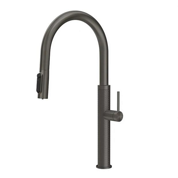 Смеситель для кухни Gessi 316 MECCANICA                                                    
                            60824#707 цвет-black metal brushed PVD 60824#707