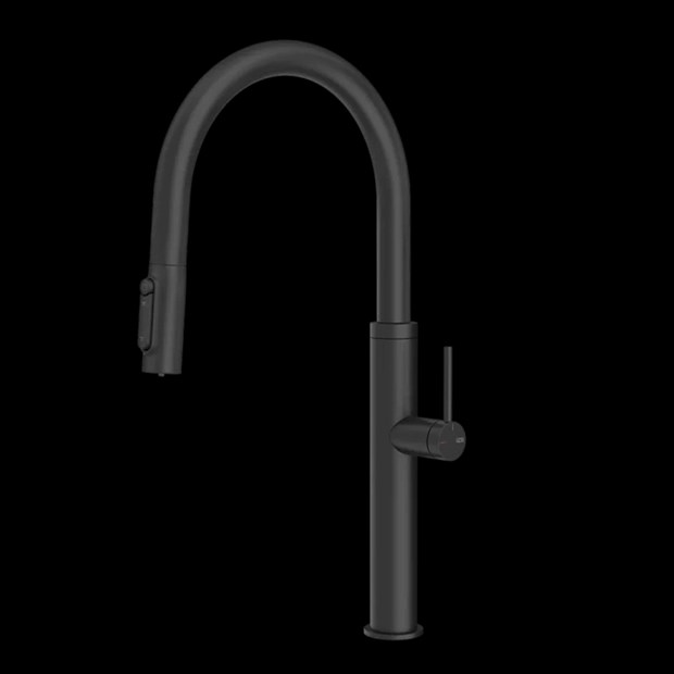 Смеситель для кухни Gessi 316 FLESSA                                                    
                            60822#299 цвет-черный матовый 60822#299