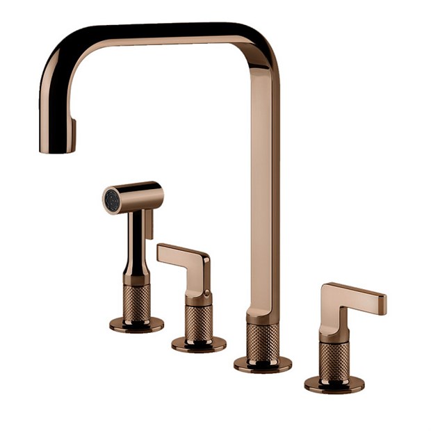 Смеситель для кухни Gessi INCISO                                                    
                            58703#030 медь PVD 58703#030