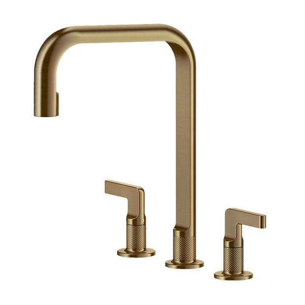 Смеситель для кухни Gessi INCISO                                                    
                            58701#726 warm bronze brushed PVD 58701#726