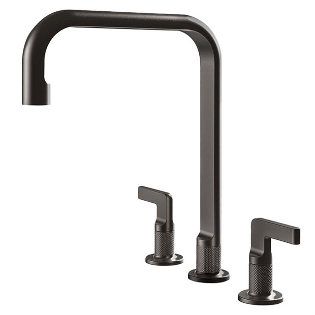 Смеситель для кухни Gessi INCISO                                                    
                            58701#707 black metal brushed PVD 58701#707