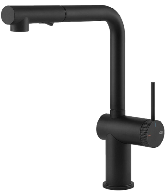 Смеситель для кухни Gessi INEDITO-GODRONATO                                                    
                            60477#299 Black XL 60477#299
