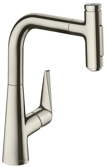 Смеситель для кухни HANSGROHE TALIS SELECT M51                                                    
                            73868800 сталь 73868800
