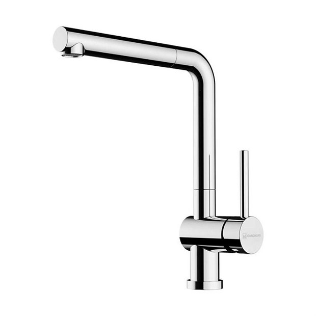 Смеситель для кухни Omoikiri AKASHI-S                                                    
                            OAK-CR-35-S цвет-хром OAK-CR-35-S