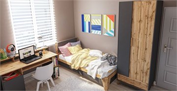 Детская 2 Fortis МН-036(1) Сканди Графит МН-036 (1) дет2