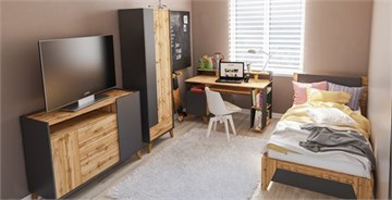 Детская 1 Fortis МН-036(1) Сканди Графит МН-036 (1) дет1