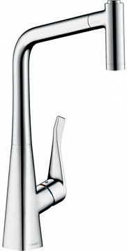 Смеситель для кухни HANSGROHE METRIS M71                                                    
                            73801000 хром 73801000