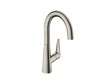 Смеситель для кухни, Hansgrohe, Talis M51, цвет-сталь 72814800