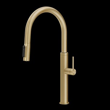 Смеситель для кухни Gessi 316 FLESSA                                                    
                            60822#727 цвет-браш.латунь PVD 60822#727