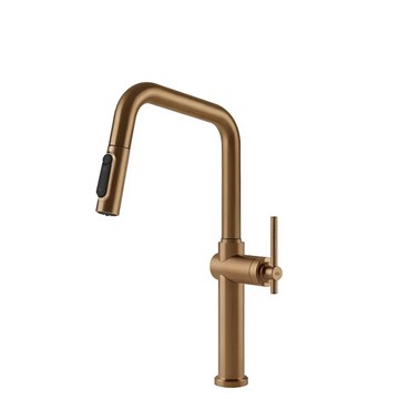 Смеситель для кухни Gessi HABITO                                                    
                            60852#726 цвет-warm bronze brushed PVD 60852#726