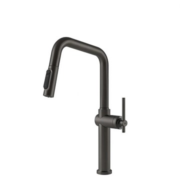 Смеситель для кухни Gessi HABITO                                                    
                            60852#707 цвет-black metal brushed PVD 60852#707