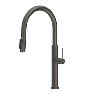 Смеситель для кухни Gessi 316 MECCANICA                                                    
                            60824#707 цвет-black metal brushed PVD 60824#707