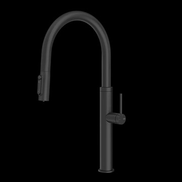 Смеситель для кухни Gessi 316 FLESSA                                                    
                            60822#299 цвет-черный матовый 60822#299
