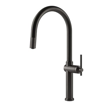 Смеситель для кухни Gessi                                                     
                            60672#707 цвет-black metal brushed PVD 60672#707