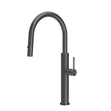 Смеситель для кухни Gessi                                                     
                            60024#707 black metal brushed PVD 60024#707