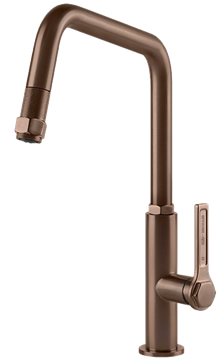 Смеситель для кухни Gessi OFFICINE                                                    
                            60053#708 браш.медь PVD 60053#708