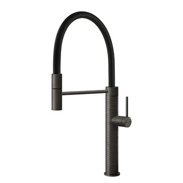 Смеситель для кухни Gessi 316 MECCANICA                                                    
                            60012#707 цвет-Black Metal Brushed PVD 60012#707