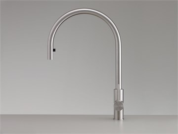 Смеситель для кухни CEA Milo                                                    
                            MIL201S сталь матовая MIL201S