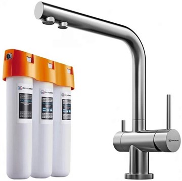 Смеситель для кухни Omoikiri NAGANO                                                    
                            4011.8028 нержавеющая сталь 4011.8028