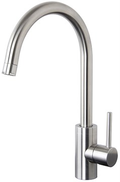 Смеситель для кухни Carlo Frattini Kitchen                                                    
                            F7057INOX нержавеющая сталь F7057INOX