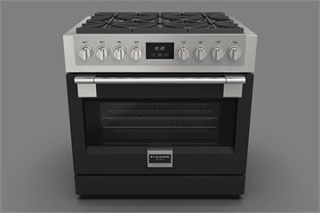 Духовой шкаф Fulgor SOFIA PROFESSIONAL                                                    
                            FSRC 3606 GG ED 2F MBK FSRC 3606 GG ED 2F MBK