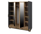 Шкаф для одежды Fortis МН-036-34(1) Сканди Графит МН-036-34(1)