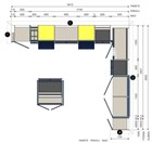 Кухонная мебель Binova MENTA                                                    
                             lac.lucido INK BLUE. interno - Grigio AP2 Кухонная мебель Binova MENTA                                                    
                   