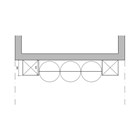 Кухонная мебель Eggersmann Vancouver & Turn element                                                    
                            MK4 (345885 + 345886) 3525 eucalyptus, стекло bronze 983, laminate dark grey, профиль черный Кухонная мебель Eggersmann Vancouver & Turn element                                                 