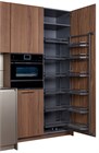 Кухонная мебель Eggersmann Malaga                                                    
                            MK3 (345810) torino bronze hell 8909, malaga nussbaum 3506, laminate dark grey, worktop - камень cosmos nero leather Кухонная мебель Eggersmann Malaga                                                    
              