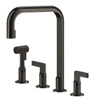 Смеситель для кухни Gessi INCISO                                                    
                            58703#707 цвет-Black Metal Brushed PVD 58703#707