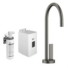 Комплект для приготовления горячей и холодной воды: кран + бак с фильтром Dornbracht TARA ULTRA 17861875-99+1289297090
