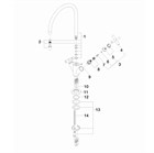 Смеситель для кухни Dornbracht Tara                                                    
                            22815892-49 цвет медь 22815892-49