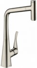 Смеситель для кухни HANSGROHE METRIS SELECT M71                                                    
                            14884800 нерж.сталь 14884800