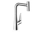 Смеситель для кухни, Hansgrohe, Talis Select M51, цвет-сталь 72821800