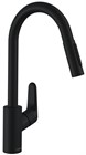 Смеситель для кухни HANSGROHE Focus M41                                                    
                            31815670 матовый черный 31815670