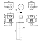 Смеситель для раковины Zucchetti                                                     
                            ZMM5765 ZMM5765