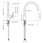 Смеситель для кухни THG Les Ondes G8A-6181N