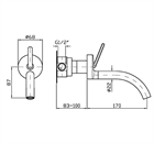 Встраиваемый смеситель Zucchetti                                                     
                            ZIS1732.P21 ZIS1732.P21