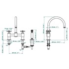 Смеситель для кухни THG                                                     
                            G7H-159DM G7H-159DM