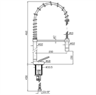 Смеситель для раковины Zucchetti                                                     
                            ZIS1270.C3 ZIS1270.C3