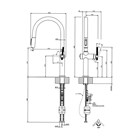 Смеситель для кухни Gessi HABITO                                                    
                            60872#708 цвет-браш.медь PVD 60872#708