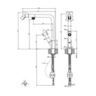 Смеситель для кухни Gessi FISSO                                                    
                            60640#149 цвет-finox brushed nickel 60640#149