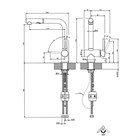 Смеситель для кухни Gessi ACCIAIO                                                    
                            60600#239 цвет-steel brushed 60600#239