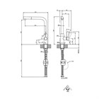 Смеситель для кухни Gessi ACCIAIO                                                    
                            60537#239 цвет-steel brushed 60537#239