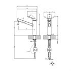 Смеситель для кухни Gessi THALIUM                                                    
                            60533#149 цвет-finox brushed nickel 60533#149